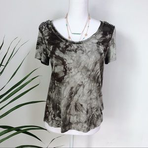 Rock & Republic | Tie Dye Studded Tee S